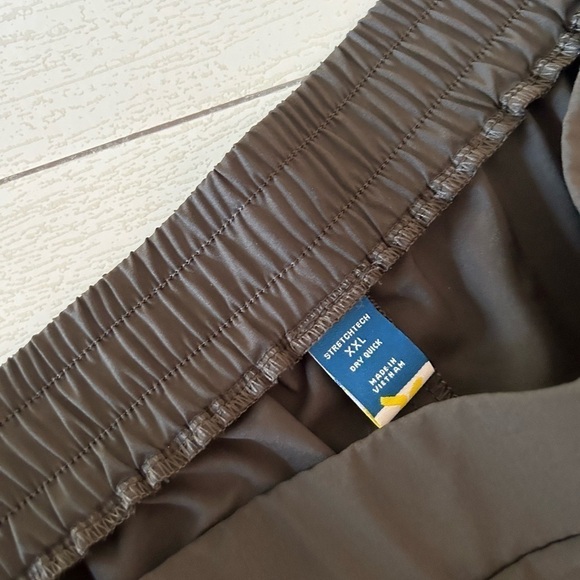 Old navy xxl ladies charcoale gray dry quick ankle zip pull on pants - Picture 4 of 7